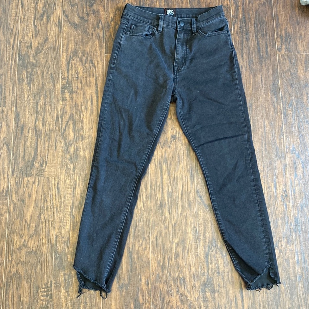 BDG twig cropped high rise black jeans